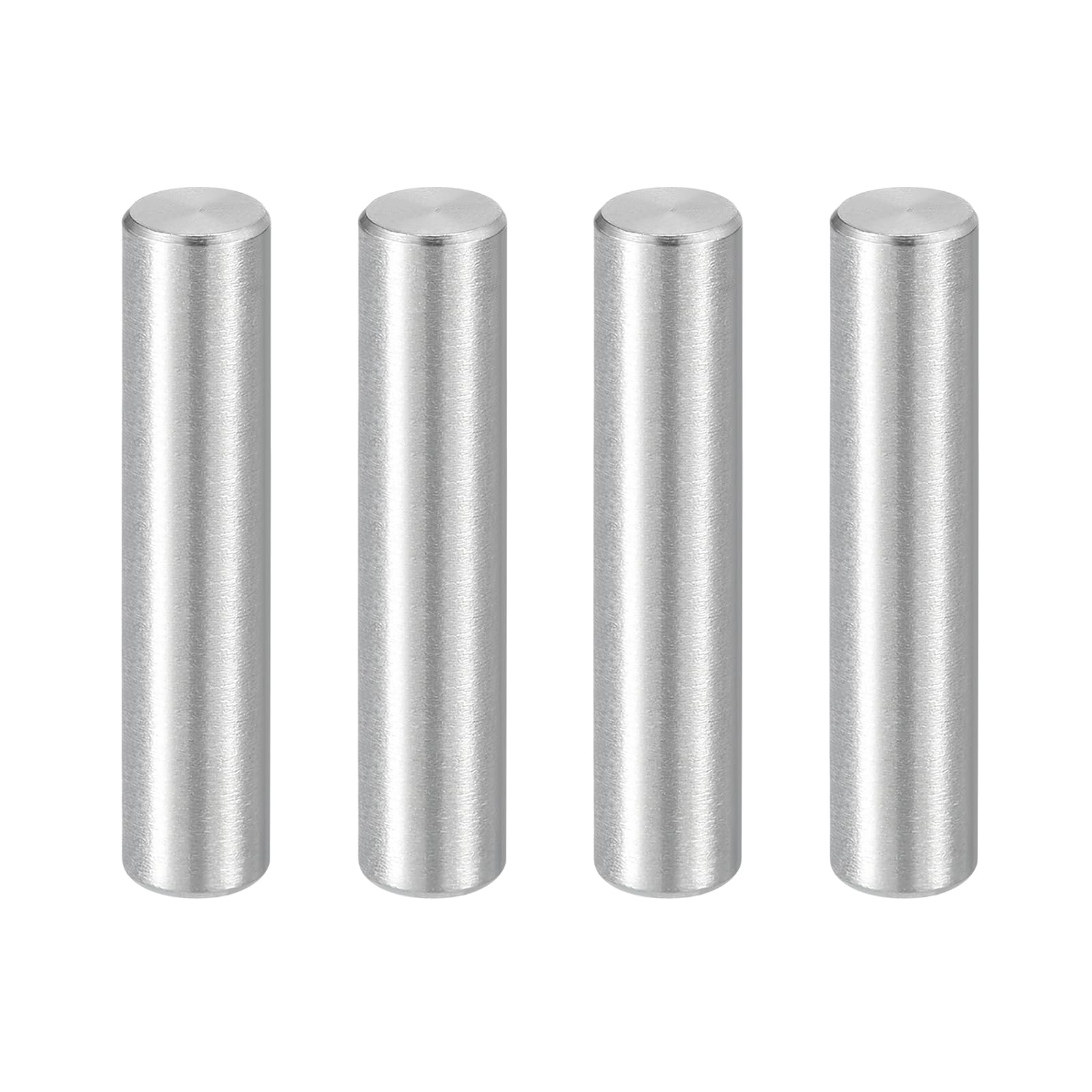 sourcing map 4Pcs 5/16 x 1-1/2 Inch Dowel Pin, 304 Stainless Steel Cylindrical Dowel Pins, Shelf Support Pegs Rod Fastener for Cabinet Furniture DIY Installation Industry Mechanical
