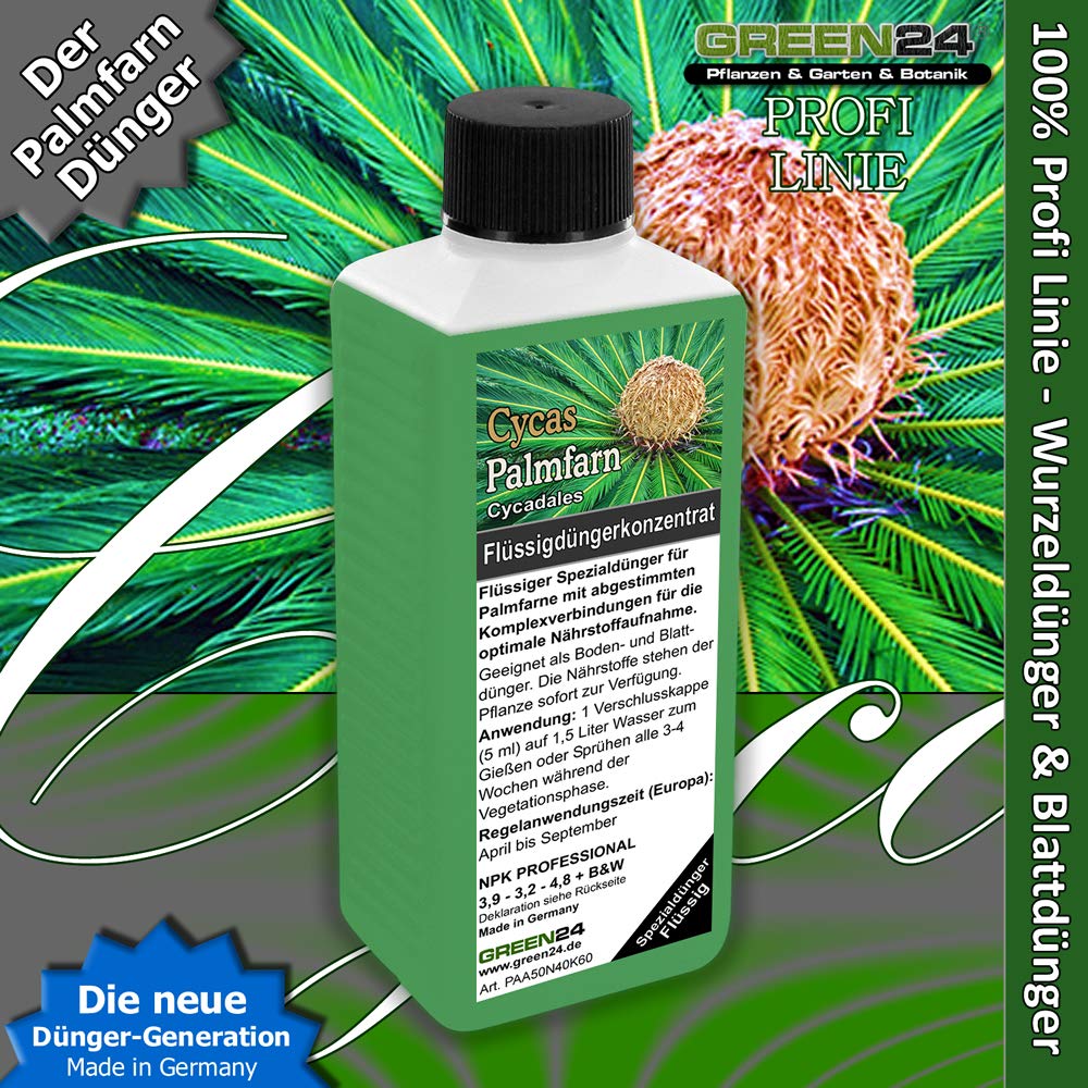 Palmfarn Dnger Cycas dngen, Premium Flssigdnger aus der Profi Linie :  Amazon.de: Garten