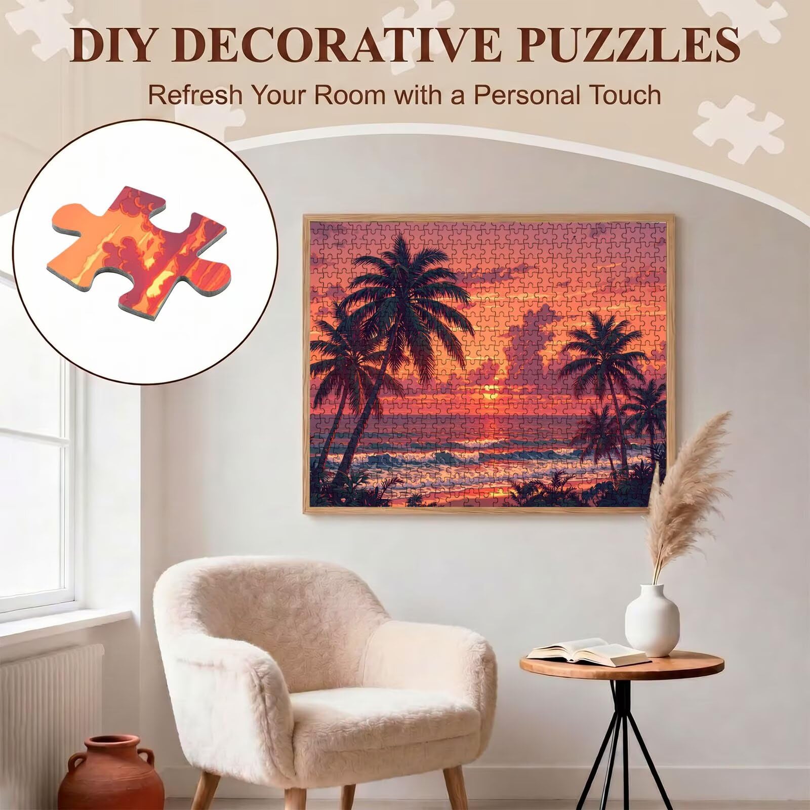 fumetti spiaggia Puzzle 1500 Pezzi per Adulti, Puzzle in Legno - Collezione Classica con Poster Incluso - Sfida di Concentrazione e Passatempo Antistress, Gioco per Famiglia, 87 x 57 cm f0-678
