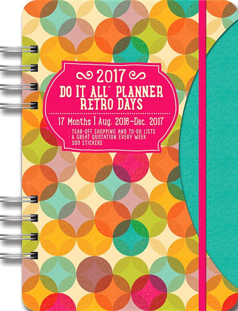 Orange Circle Studio 17Month 2017 Do It All Planner, Retro