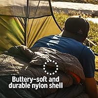 Vista 5 de Kelty Cosmic Synthetic Fill Saco de dormir de 40 grados con correas de compresión, compacto y ligero, 2022