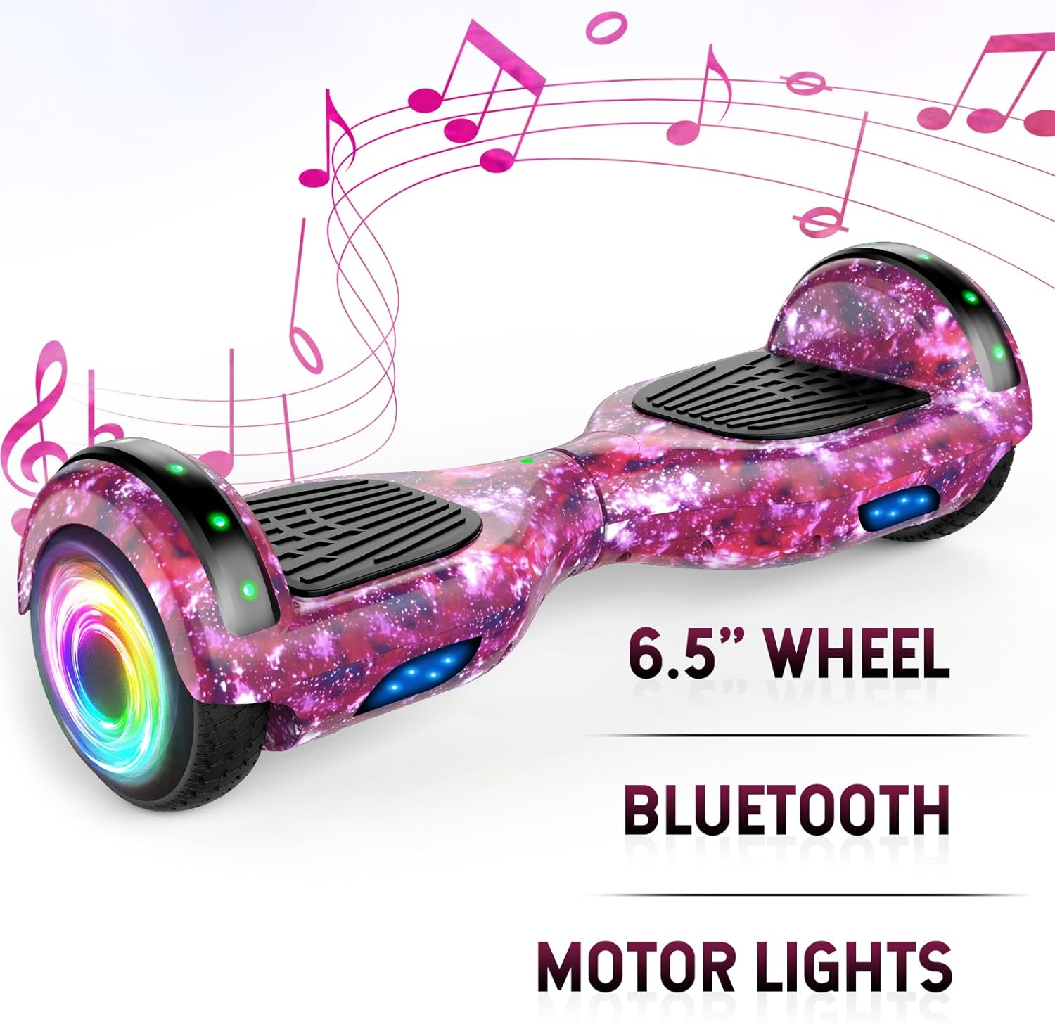 Hoverboard Sisigad with seat attack, 6.5 '' '' '' '' '' GO KART with Bluetooth and LED lights, Viola Star Purple Scooter with the seat combo of the seat 3 71qIAiDUSGL. AC SL1500