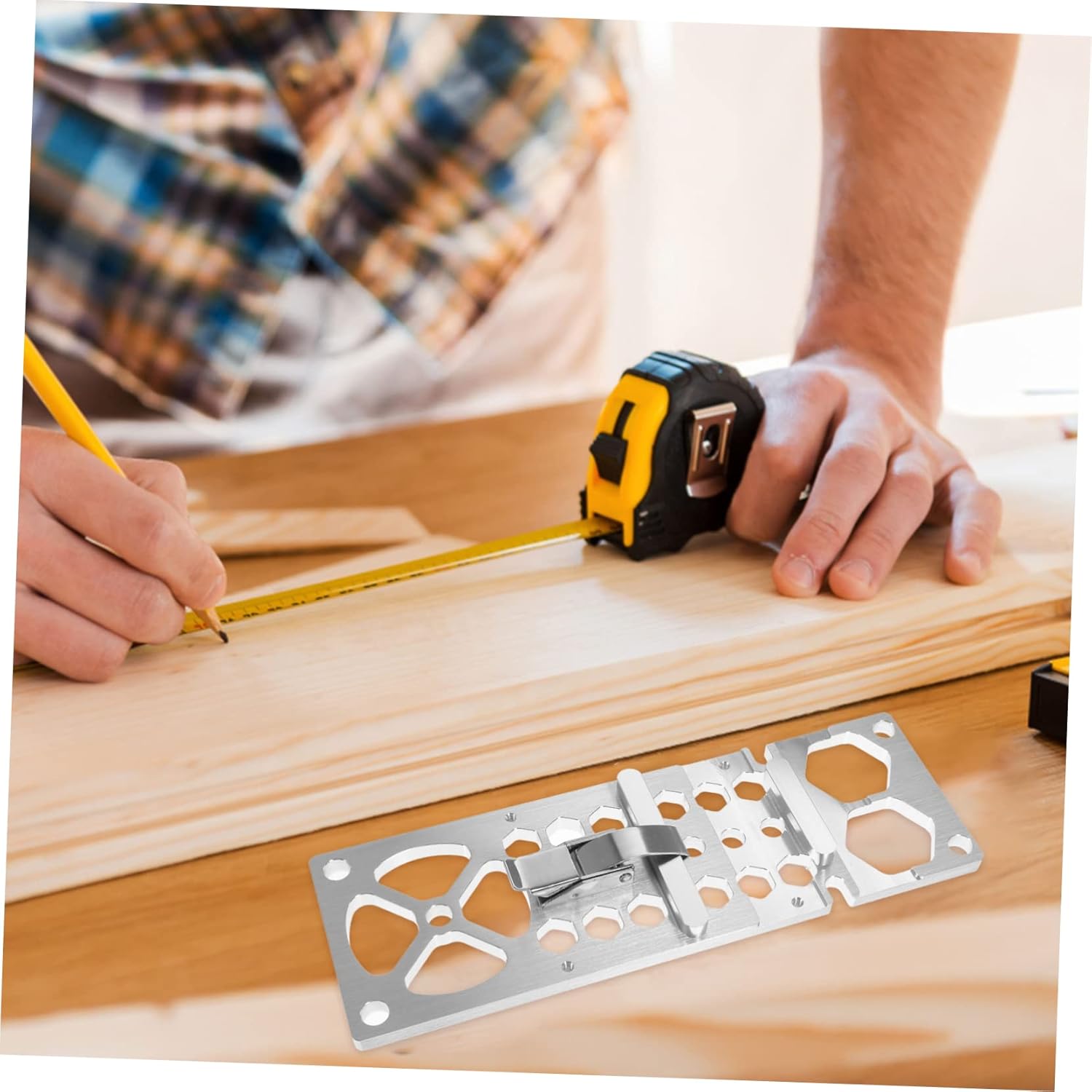 jojofuny Circular Saw Track Guide Angle Stop for Track Saws Compatible Easy to Install Guide Rail for Precision Cutting