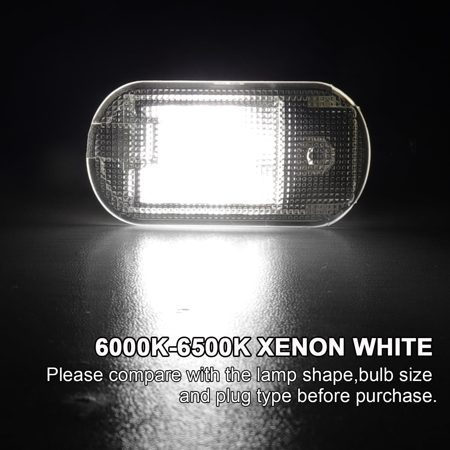 WinPower LED Luces de guantera Bombilla Interior Coche Compatible con Touran Nuevo Bettle Caddy3 Golf4 Bora Touareg Fabia Octivia Superb Yeti, 2 Pcs