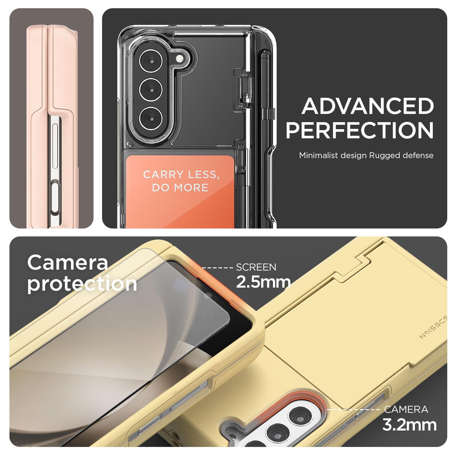 Amazon.co.jp: 【VRS】 Galaxy Z Fold5 対応 ケース 液晶