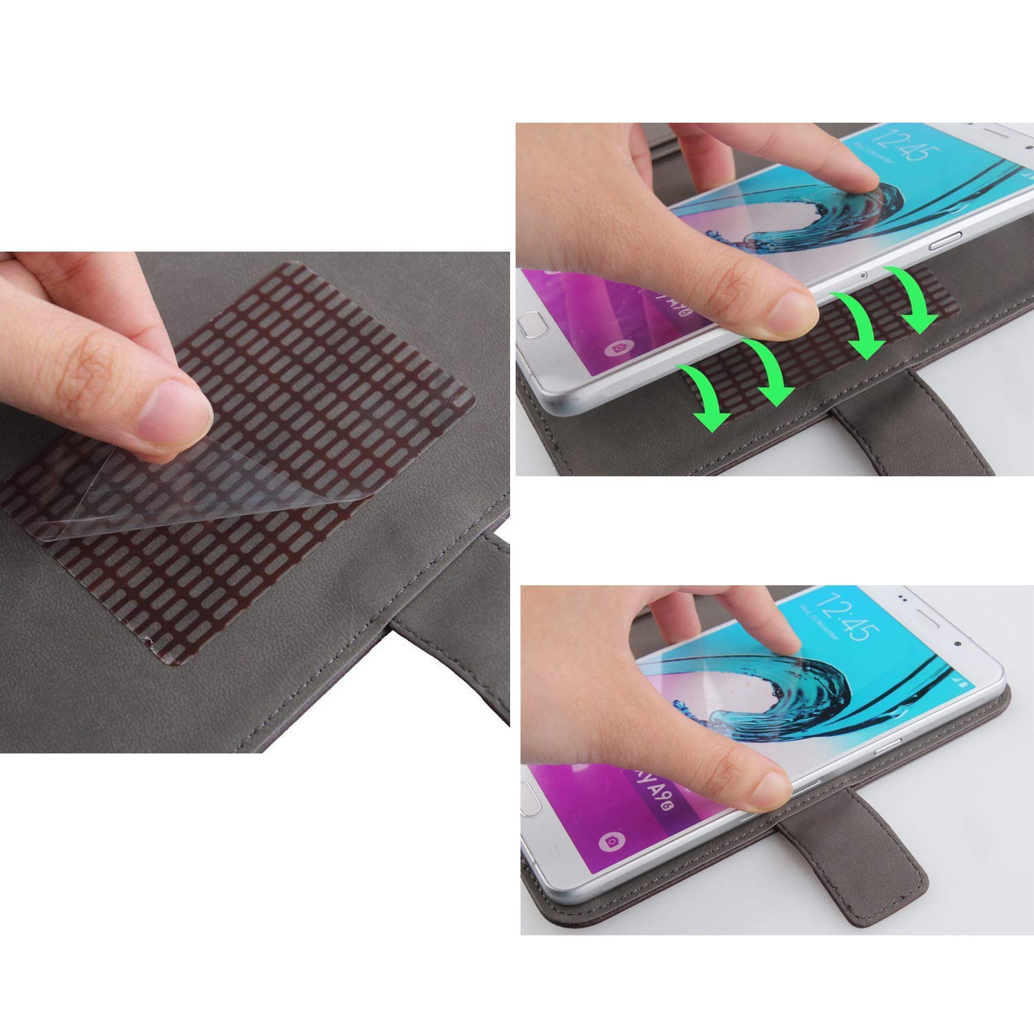 Custodia Portafoglio In Pelle Marrone Per XGODY Mate 30 Mini 5.5 Pollici – Copertina Con Slot E Supporto, Retro Stand - 3
