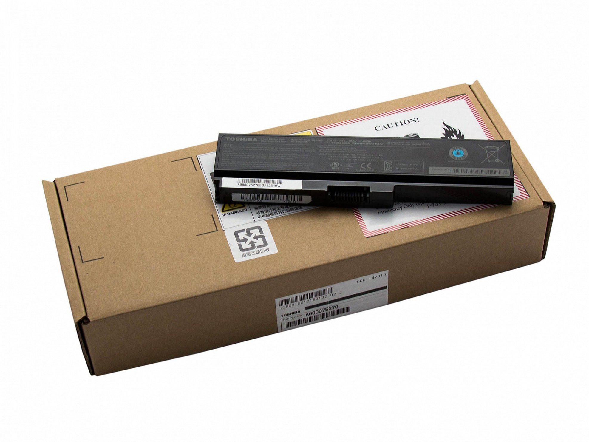Original Toshiba Pa3817u 1brs Battery 48wh 6 Cell Li Ion | Desertcart ...