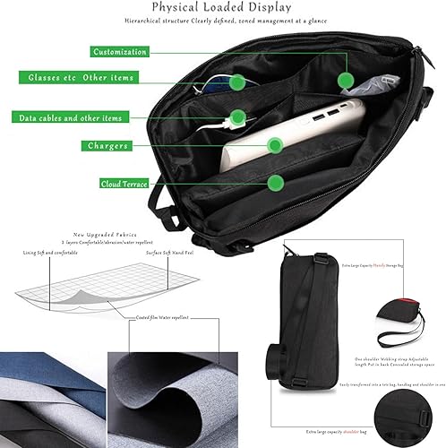 Miniatura 7 de Estuche de transporte compatible con DJI Osmo Pocket 3, Compatibilidad Osmo Pocket 3 Storage Case Carry Bag POCKET 3 Accesorios