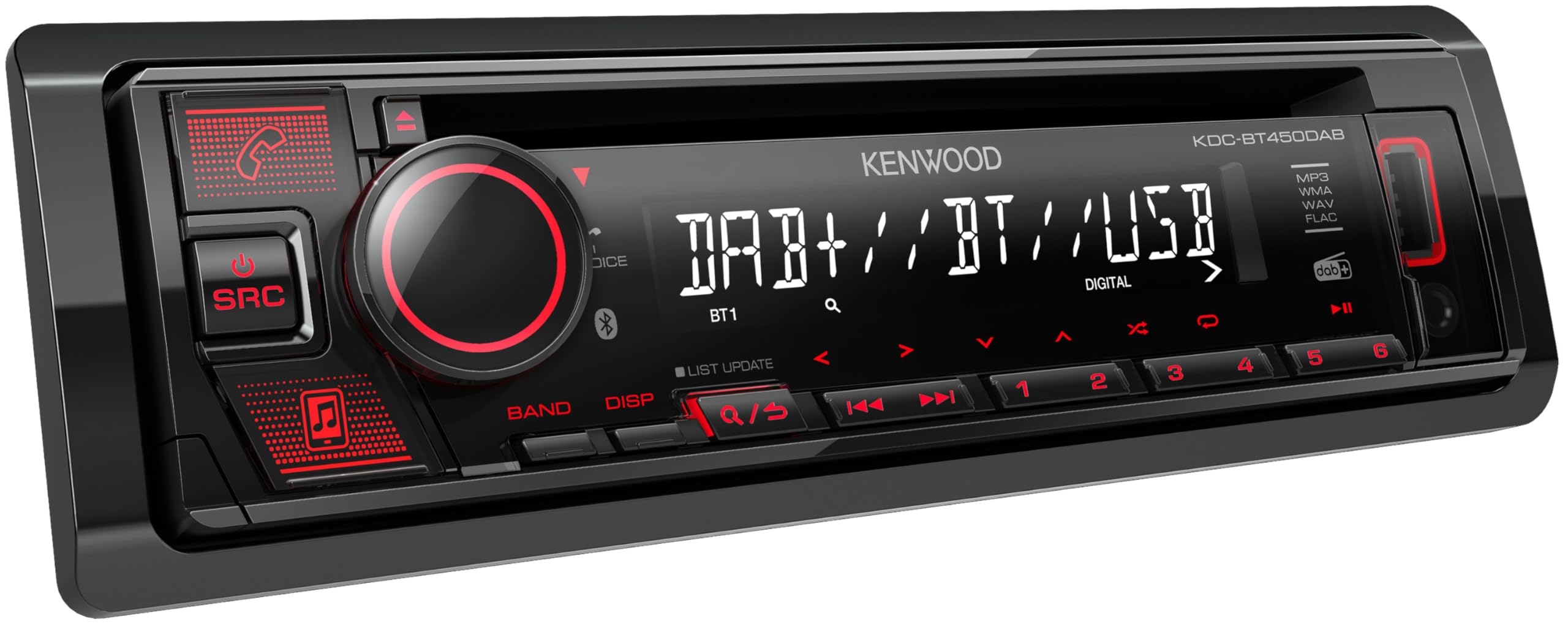 Amazon.com: Kenwood KDC-BT450DAB CD Receiver, with Built-in