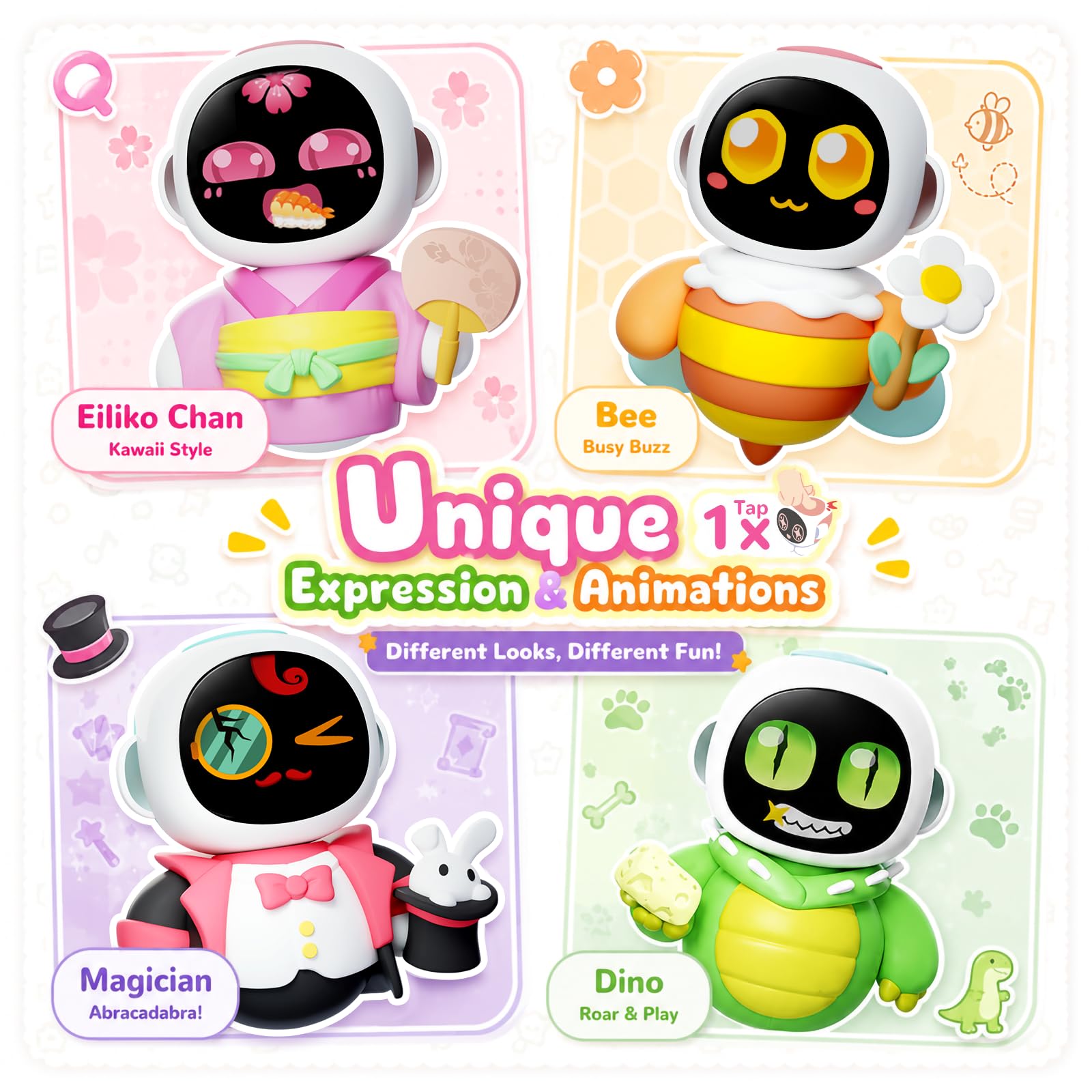 Amazon | エイリコミステリーボックス、交換可能なキャラクターボディ8