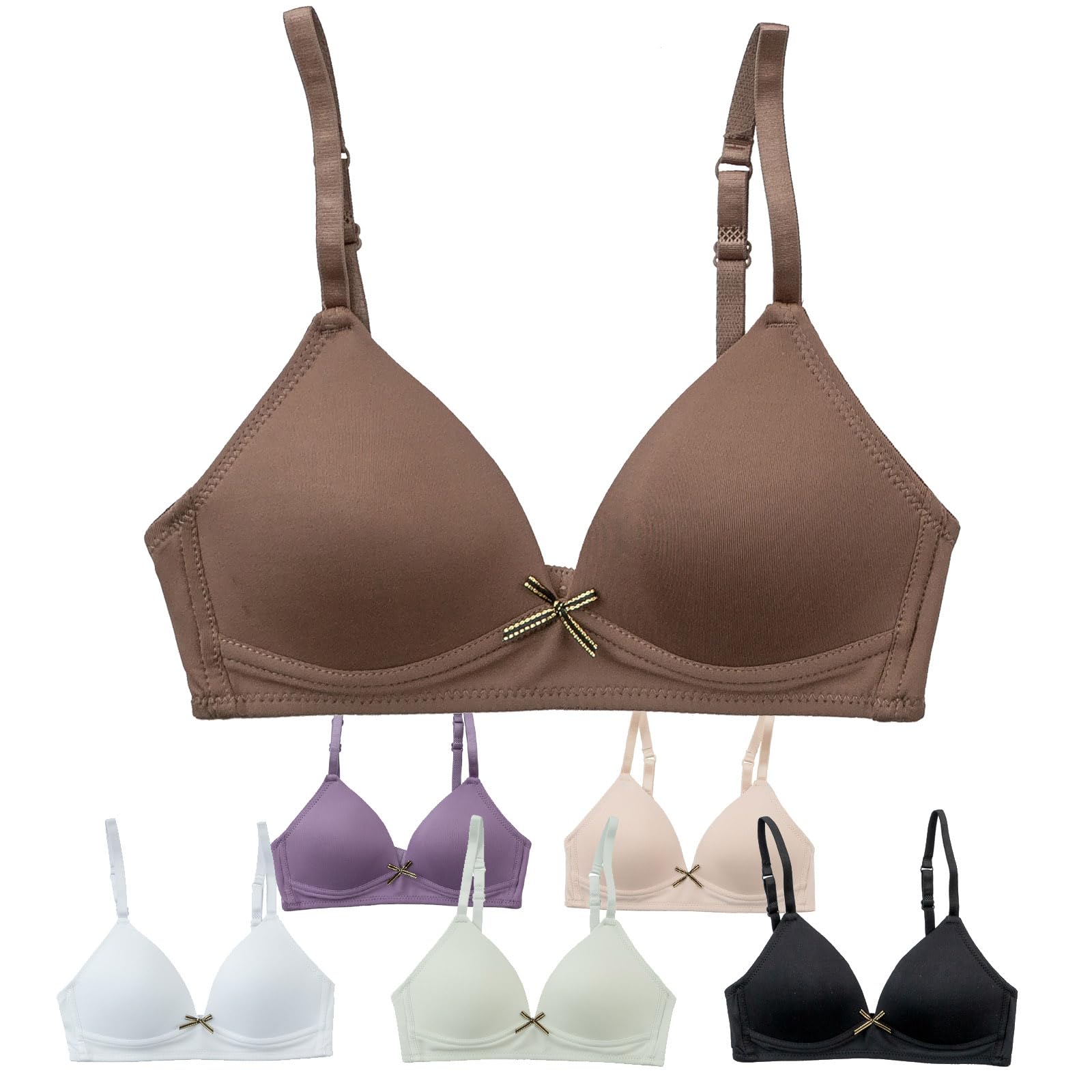 Alyce Ives Intimates Lightly Padded A Cup Bra 6 Pack
