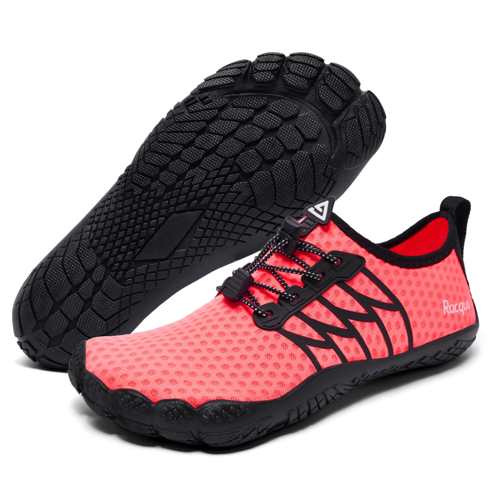Racqua Wasserschuhe Damen Badeschuhe Herren Schnelltrocknende Schwimmschuhe Atmungsaktive Leichte Strandschuhe Pool Barfuß Aqua für Frauen Männer