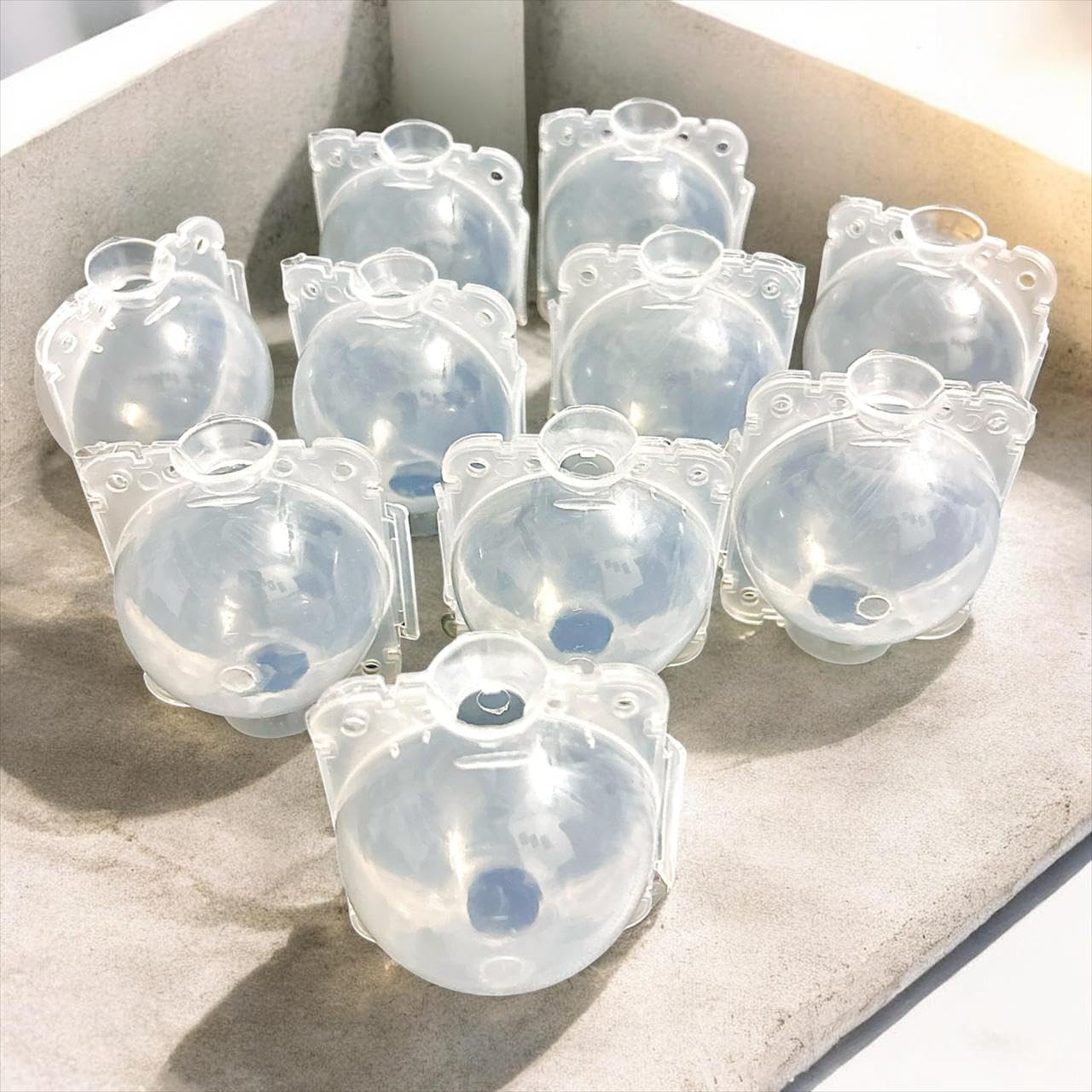 Plastic Transparent Plant Rooting Propagation Grafting Balls 5cm/2 INCH | Pack of 6, 2 Inch Size, Clear Visibility, For Plant Cuttings, Reusable Design-picture-26
