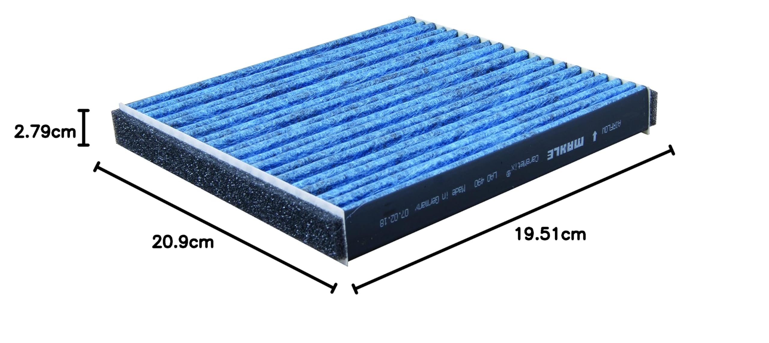 MAHLE LAO 490 Filtre D'Habitacle CareMetix Antiallergique - Qualité OE Premium