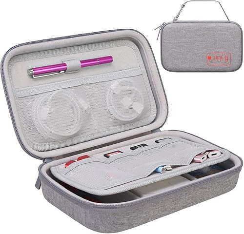 Miniatura 8 de Canboc Estuche organizador electrónico de viaje duro para MacBook adaptador de corriente Cable cargador Apple Magic Mouse Power Bank Apple Pencil