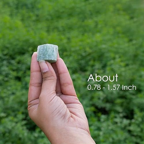 Miniatura 2 de YATSKIA Cristal de aventurina verde  Cristales crudos de 1 libra a granel  Cristales curativos  Piedras en bruto  Rocas para Tumbling  Piedras y