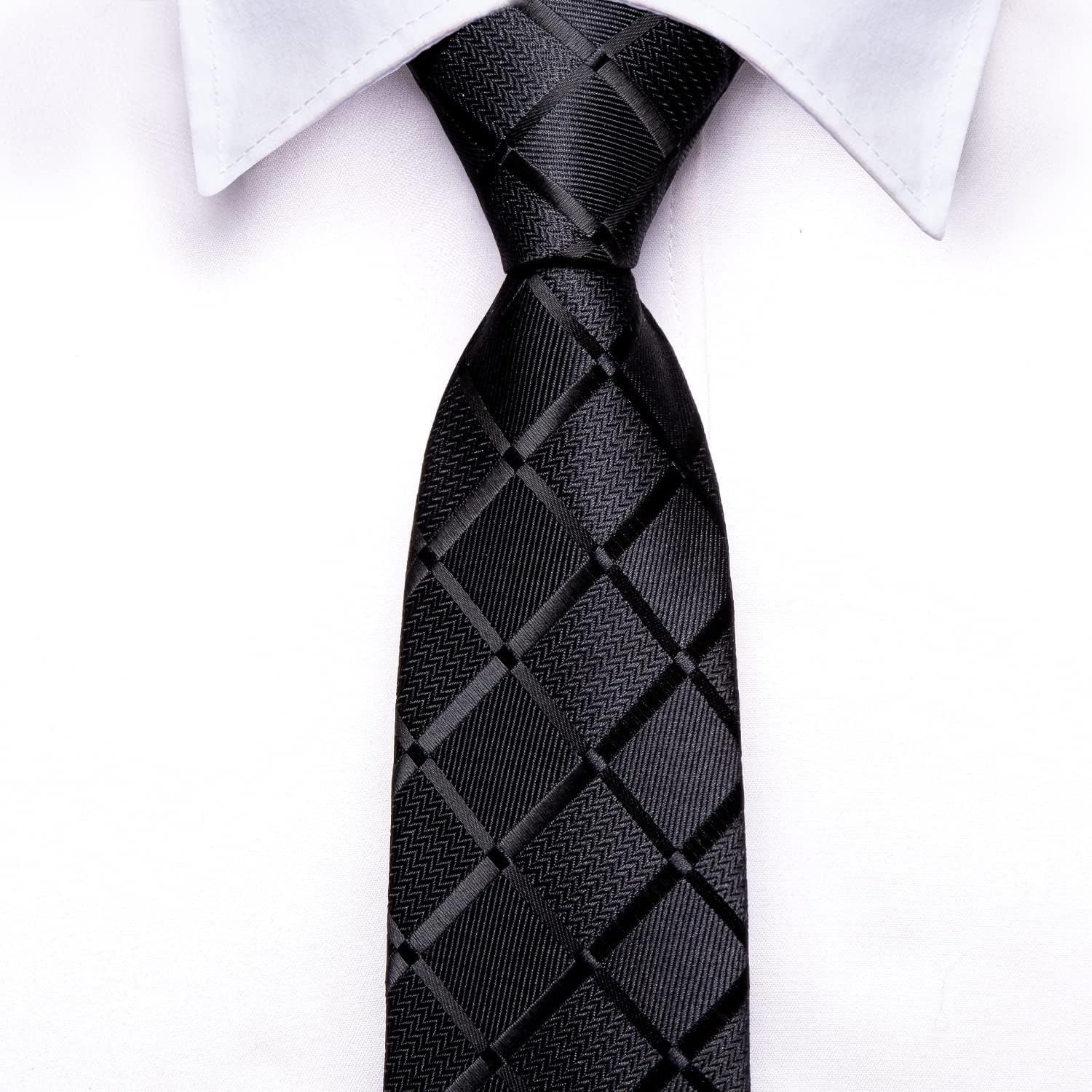 Dubulle Ties for Boys Self Tie Silk Paisely Striped Kids Necktie and Pocket Square Set for Age 8-11 - Image 5