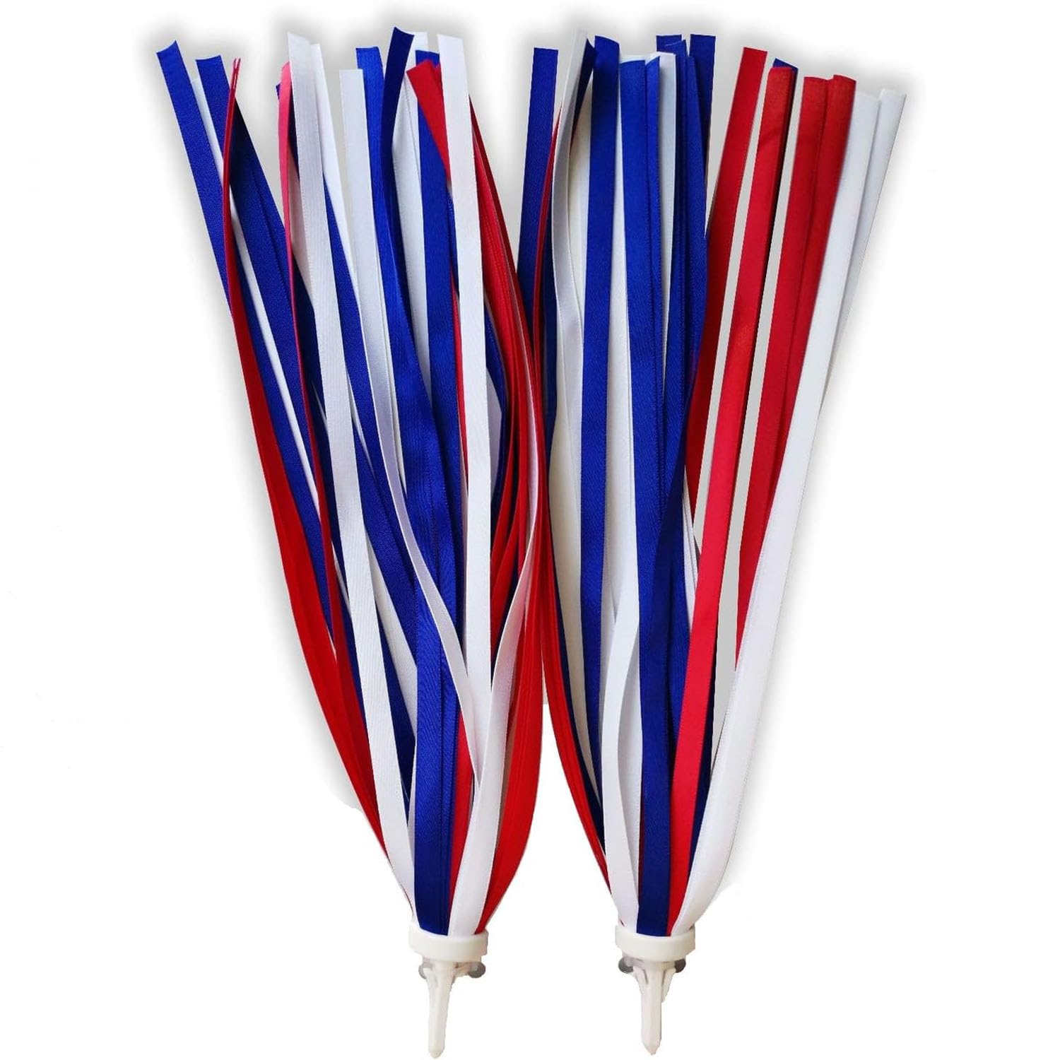 Wgudzpj 4th of July Patriotic Kids Bicycle Ribbon Streamer Bicycle Handle Bar Streamer Independence Day Bike Decorative