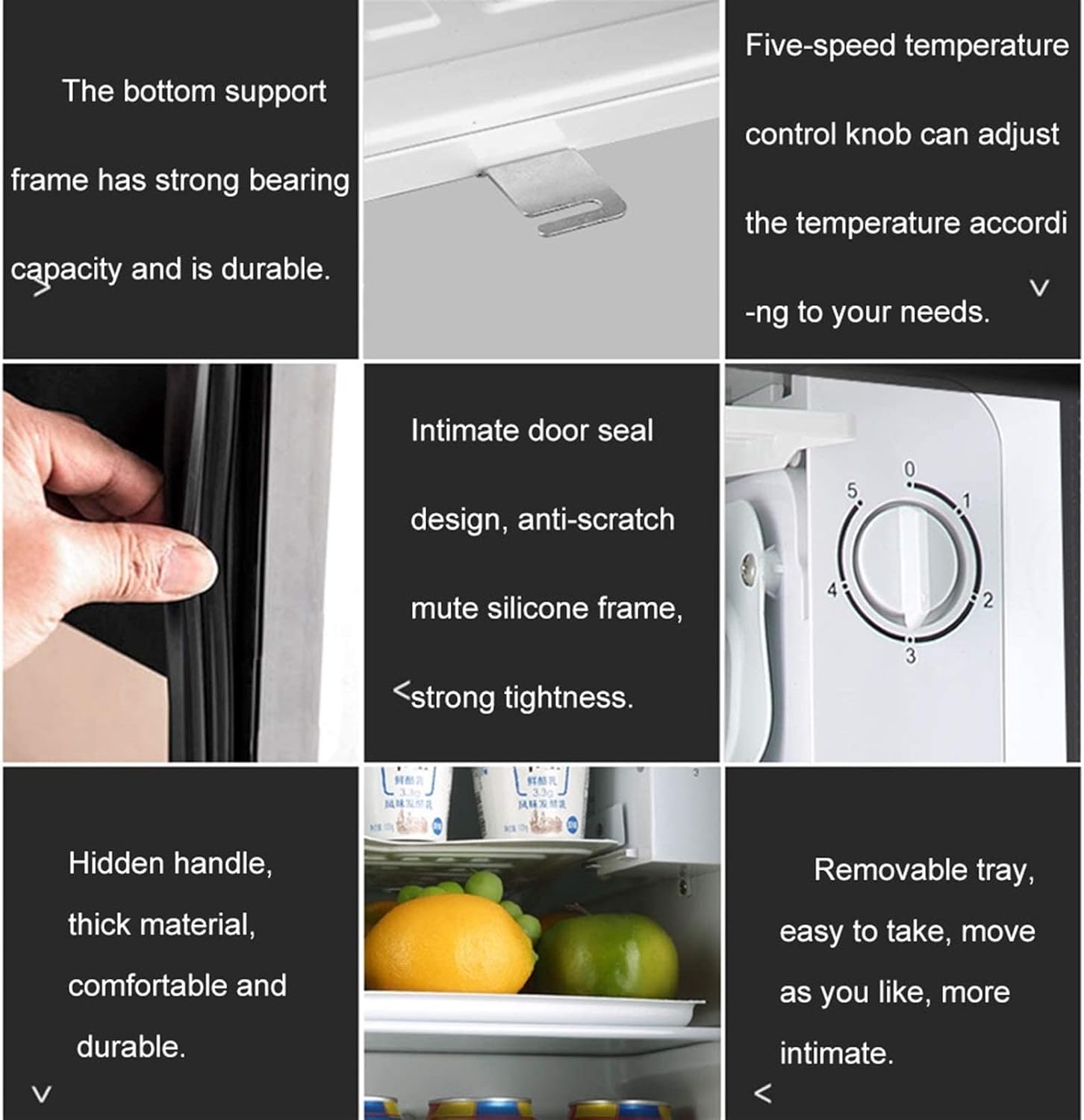 Compressor Wine Cabinet Refrigerator, Large Independent Wine Cellar, Adjustable Refrigerator, Energy-Saving Silent Beverage Cooler, Glass Door