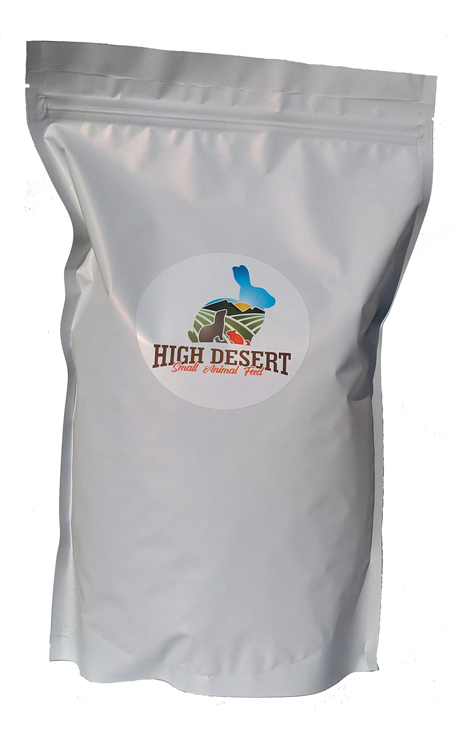 High Desert Alfalfa Hay Pellets for Guinea Pigs, Rabbits, and More Small Animal Pets (64oz Bag)