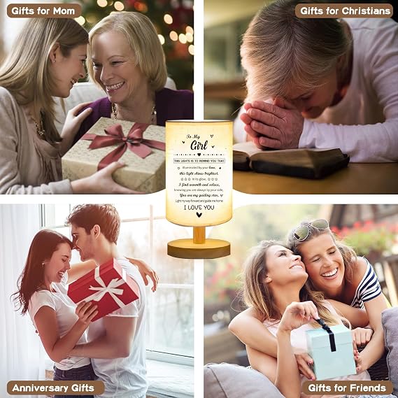 Girlfriend Gifts For Her - Gifts For Girlfriend Lamp For Bedroom Bedside Christmas Valentines Day Anniversary Birthday Romantic I Love You Graduation Gift For Girlfriends Women Gf From Boyfriend