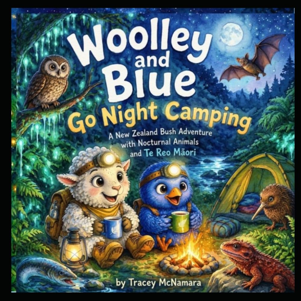 Woolley and Blue Go Night Camping: New Zealand Adventure (Woolley and Blue's Adventures)