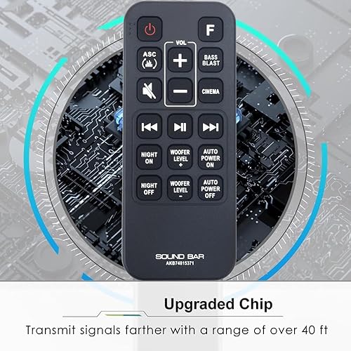 Miniatura 3 de Reemplazo de control remoto para barra de sonido LG SJ3 SJ4 SPJ4B-W SK4D SL3D SPH4B-W