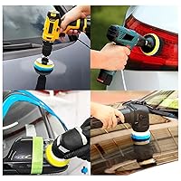 Vista 8 de Car Foam Polishing Buffing Kit, Polishing Buffing Pads, Wool Pads,Polishing & Buffing Wheels, for Headlights & Body Foam Wax & Buffer Kits (27)