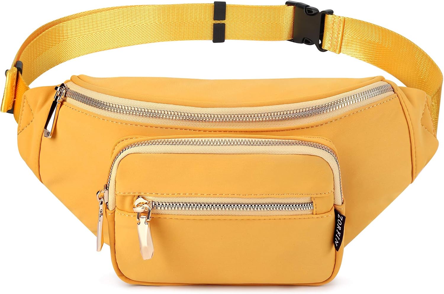ZORFIN Fanny Packs for Women Men, Fashio Waist Packs, Lightweight Crossbody Bags Belt Bag for Women with Adjustable Strap for Shopping/Casual/Running (Yellow2)