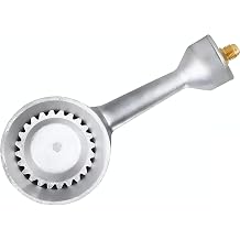 Heavy Cast Iron Propane Burner with Brass Fitting Orifice for Bayou Classic Gas cookers