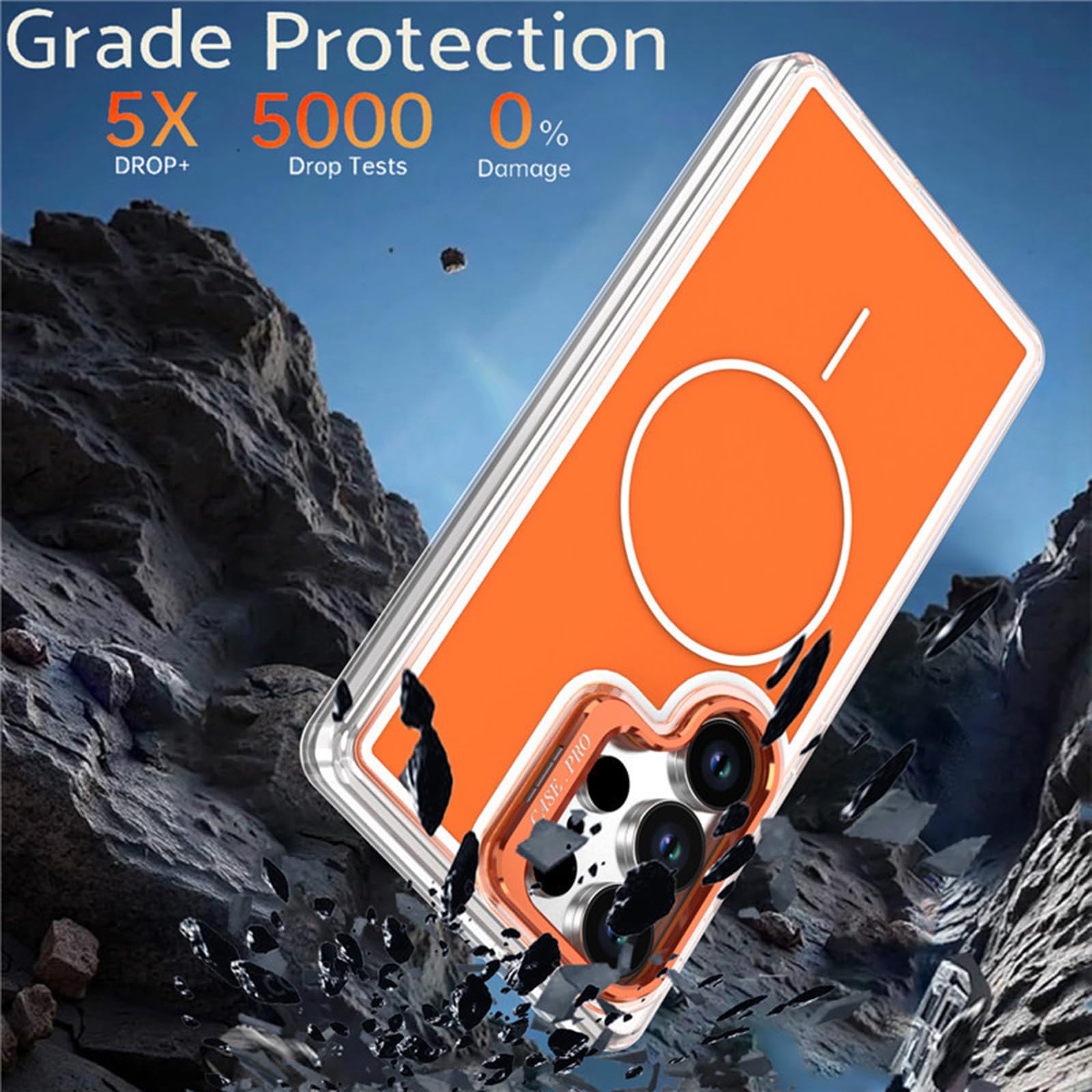 Przezroczyste etui do Samsung Galaxy S26 Ultra/S26+/S26, metalowa ramka na obiektyw stojak anty-żółty magnetyczny pokrowiec odporny na wstrząsy, czarny, S26+