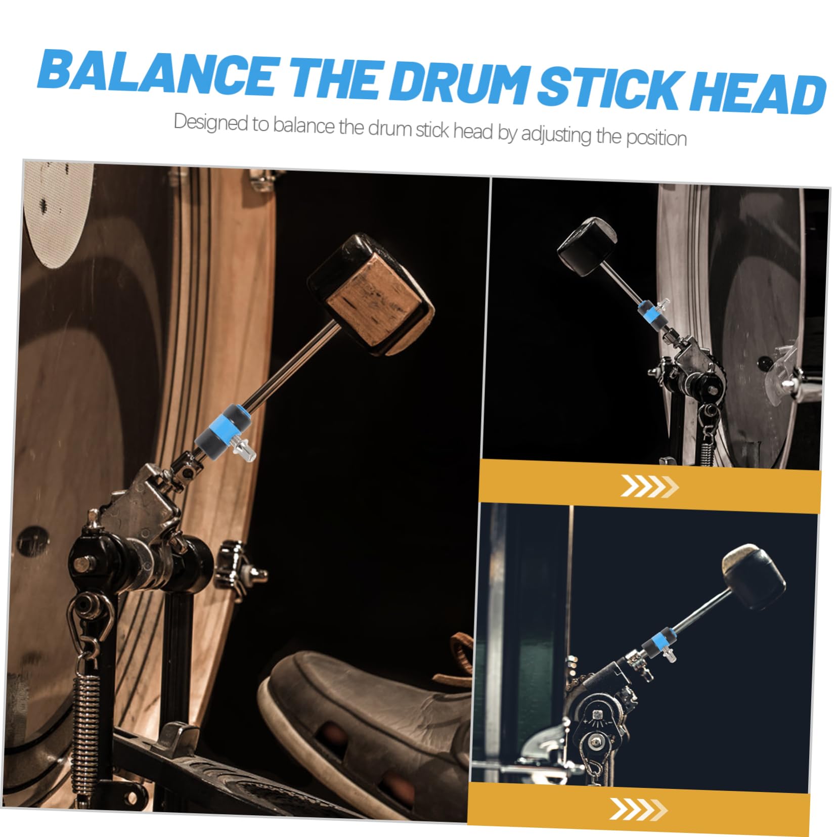 VICASKY 5stücke Drum Pedal Gewichtsregler Für Schlagzeug Und Praktisch Optimale Balance Für Schlagzeugstöcke Robust Und Langlebig Für Percussion-instrumente
