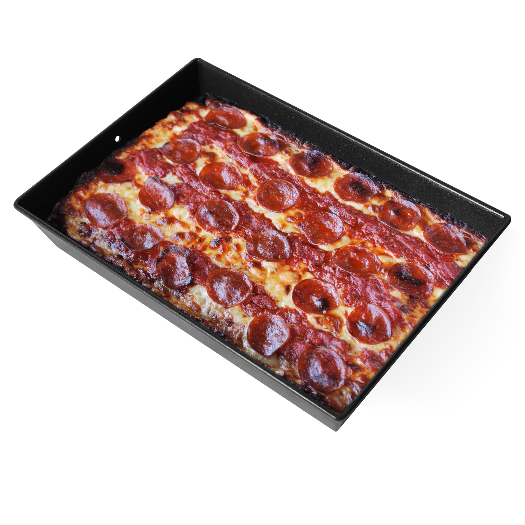 SafBbcue Detroit Style Pizza Pan 14x10 Inch