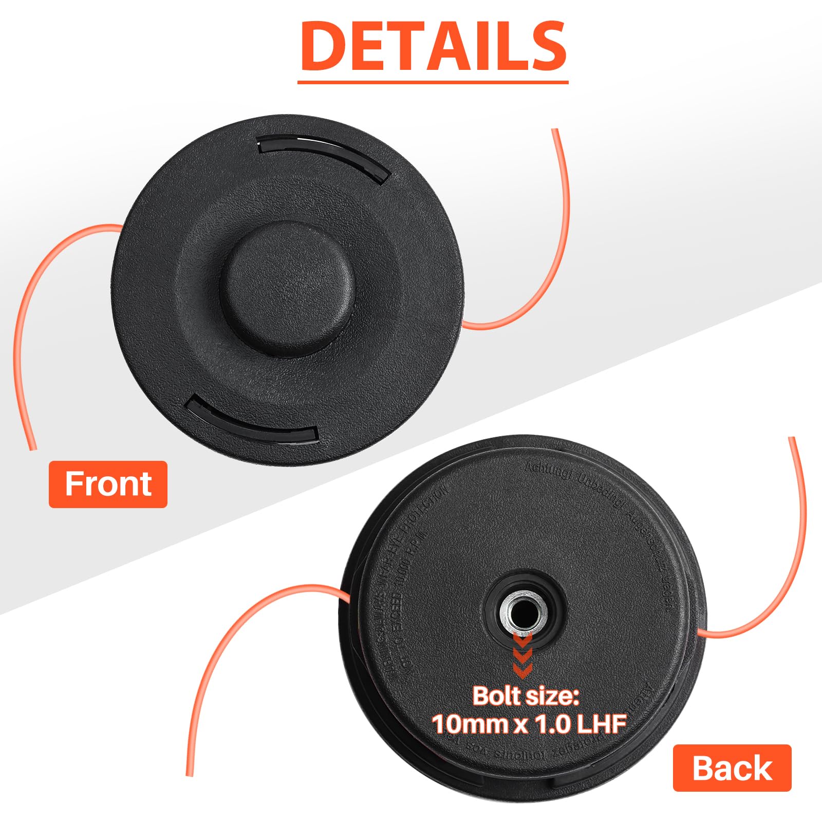 Autocut 25-2 Tête pour Stihl Débroussailleuse, Bobine AutoCut 25-2 Tete Faucheuse Compatible avec Stihl FS44 FS55 FS56 FS74 FS80 FS85 FS90 FS120 FS240 FS250 Tête à Fil (1 Pièce)