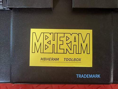 Miniatura 8 de Caja de herramientas de 19 pulgadas Caja de plástico con asa Almacenamiento de herramientas Bandeja interior extraíble ligera fácil de transportar