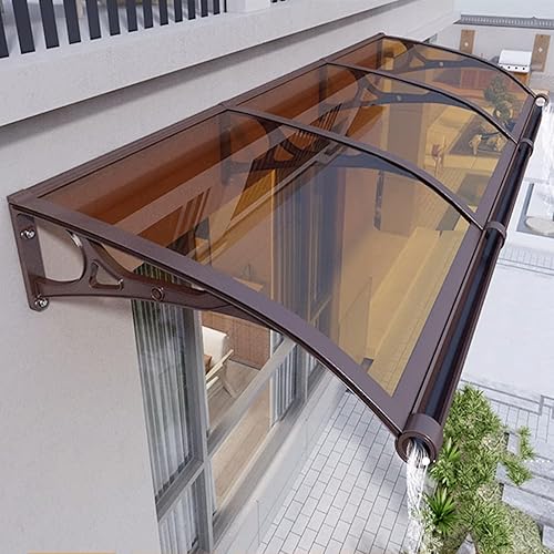 Toldo para puerta delantera, patio, porche, toldo de protección contra la lluvia y la nieve, cubierta de protección contra la lluvia para ventana,