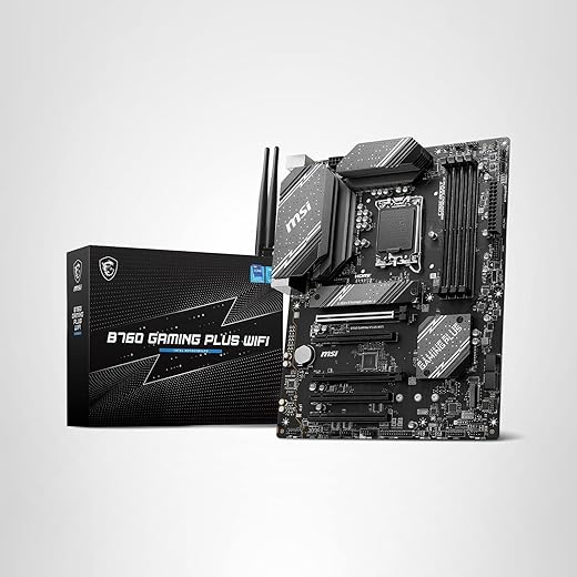 MSI B760 Gaming Plus WiFi Gaming Motherboard (DDR5 RAM ONLY)