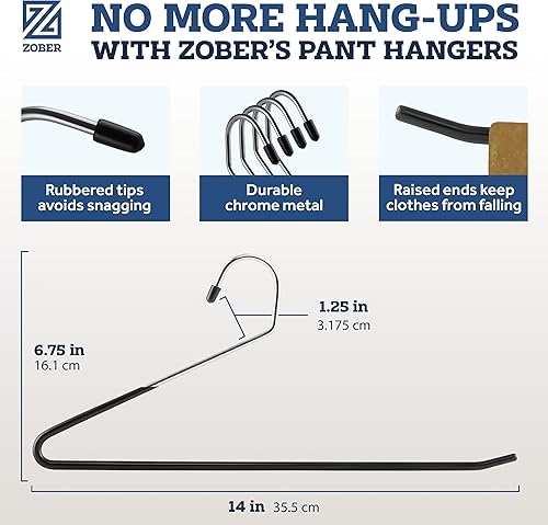 Miniatura 3 de Zober- Ganchos para colgar pantalones