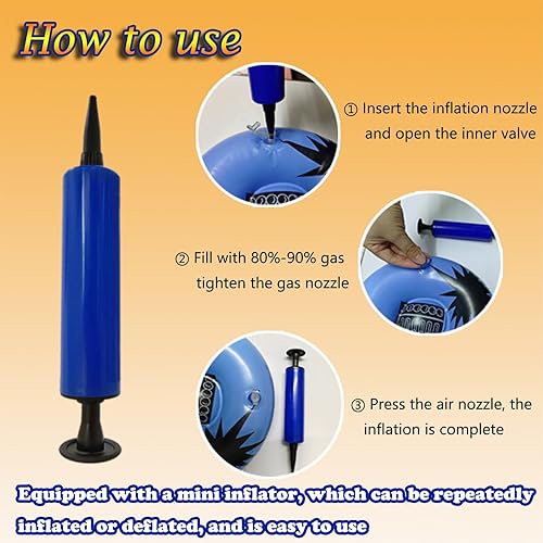 Miniatura 5 de Juego de guitarra inflable juguete de estrella de rock con guitarra inflable, bajo, piano, tambor, micrófono y saxofón