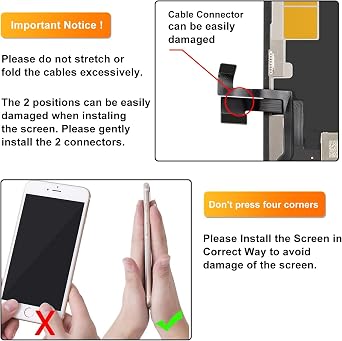 LL TRADER Screen Replacement for iPhone 11 Pro LCD 5.8 with Repair Kits