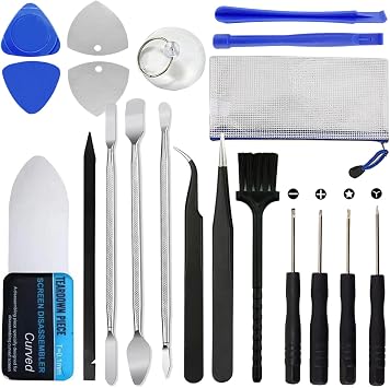 19 in 1 Electronics Repair Tool Kit, Spudger Pry Opening Tool Screwdriver Set for iPhone, Laptop, iPad, Cell Phone, MacBook, Tablet, Computer, Electronics Repair