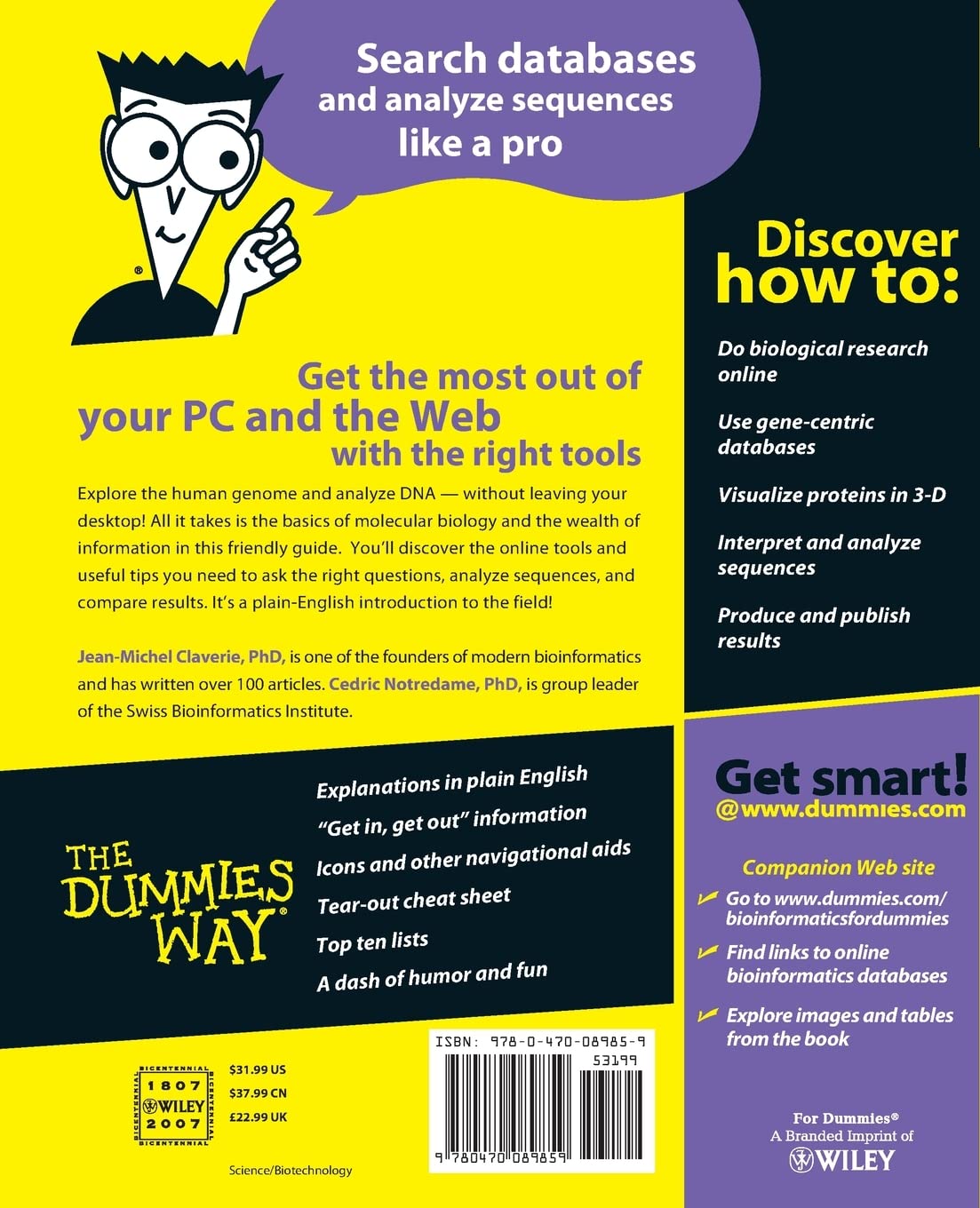 Bioinformatics for Dummies 2nd Edition (For Dummies Series)