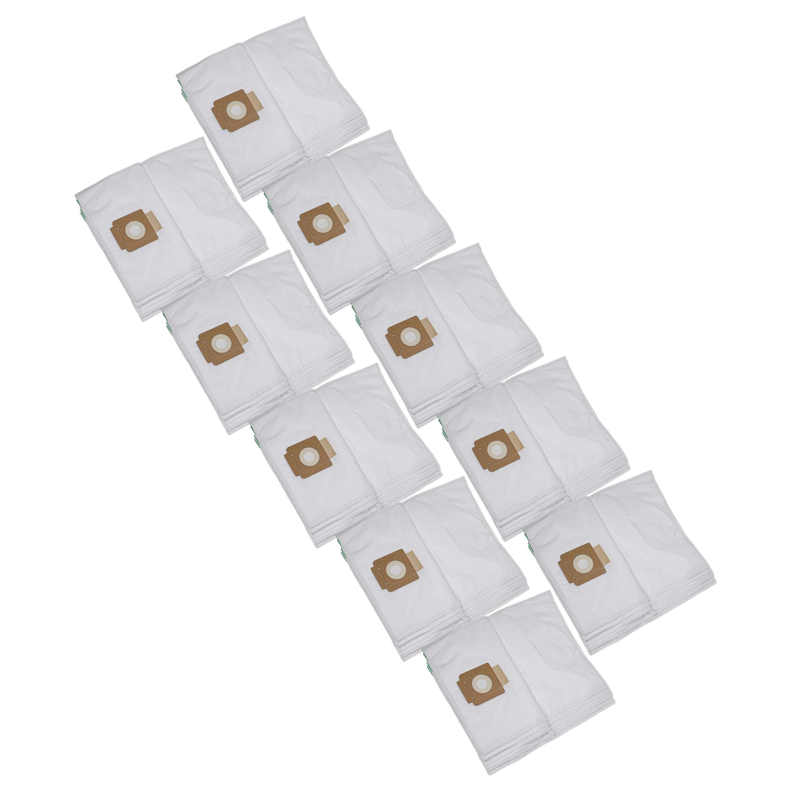 vhbw 50 x worek do odkurzacza kompatybilny z odkurzaczem Kärcher T 10/1, T 10/1 Adv, T10/1 Professional, T101eco!efficiency odkurzacz – 36 cm x 23,5 cm, biały