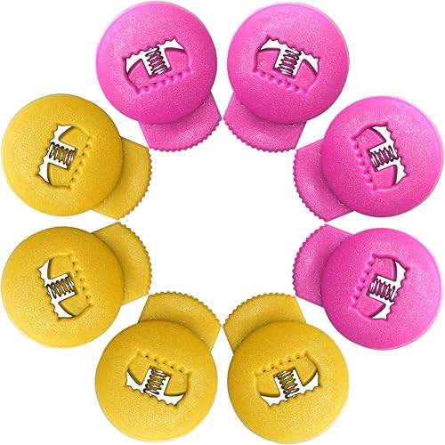 Jomeya Cerraduras de guante, cerraduras de encaje para guantes de béisbol, paquete de 8, no requiere más nudos, ajuste universal para guantes de