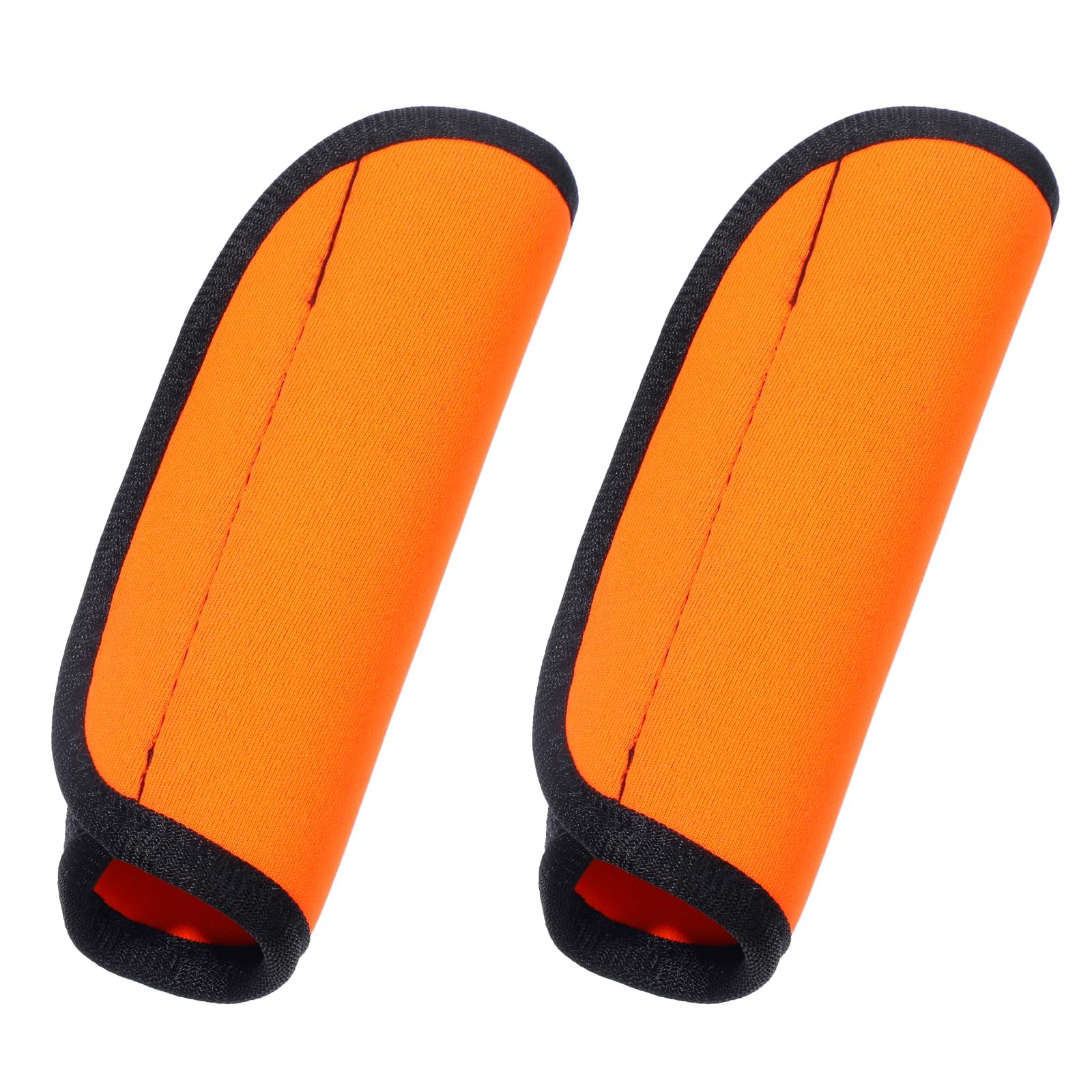 2Pcs Luggage Handle Wrap, Bright Orange Soft Suitcase Handle Covers, Universal Fit Grip Protectors for Luggage Trolley Stroller Shopping Bag, Portable Travel Essentials Outdoor Travel-image-14