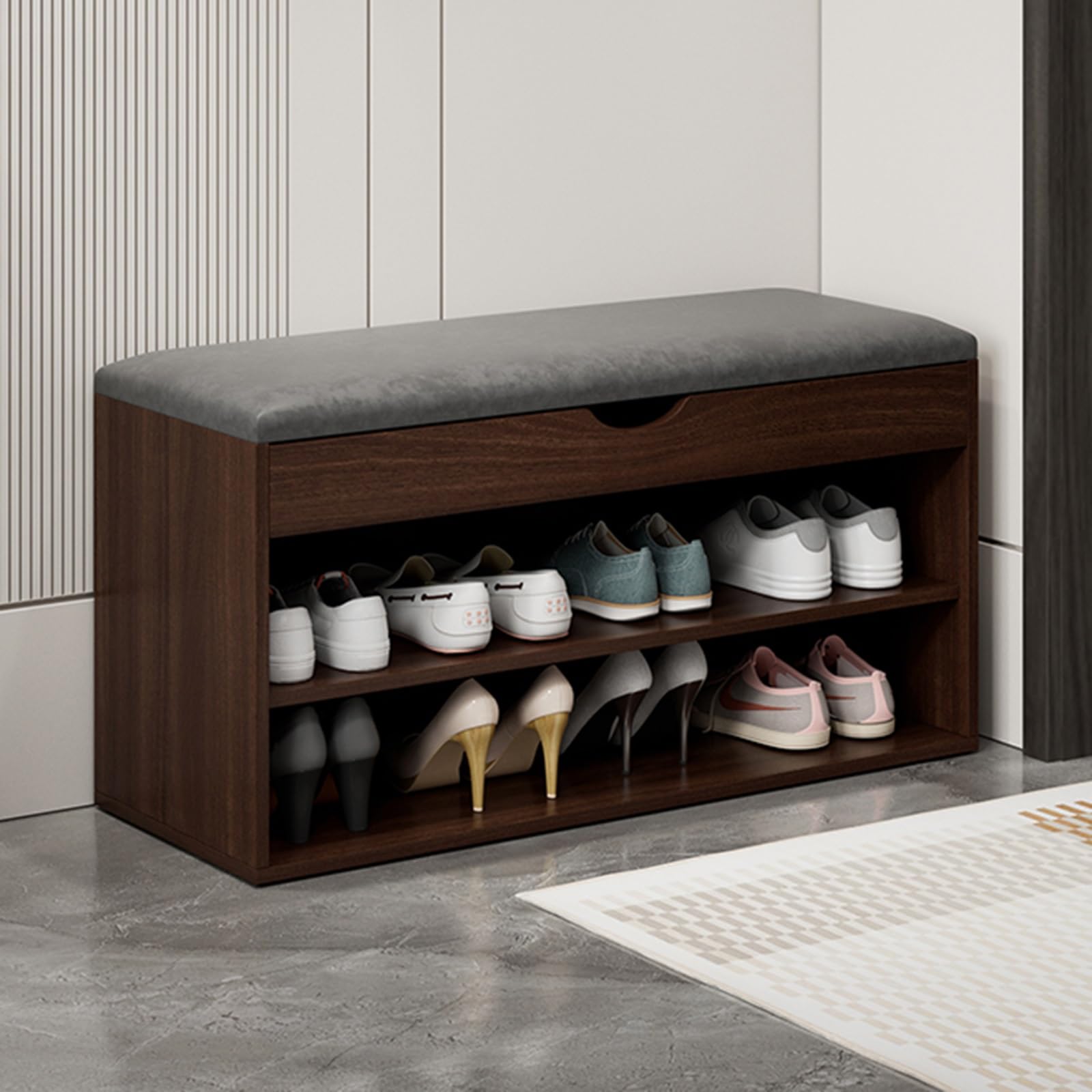 Étagère à chaussures pour couloir et entrée ordonnée au quotidien