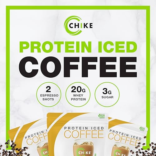 Miniatura 5 de Chike Natural Vanilla Latte - Café helado alto en proteínas, 0.71 onzas de proteína, 2 chupitos de expreso, 0.11 onzas de azúcar, apto para dieta