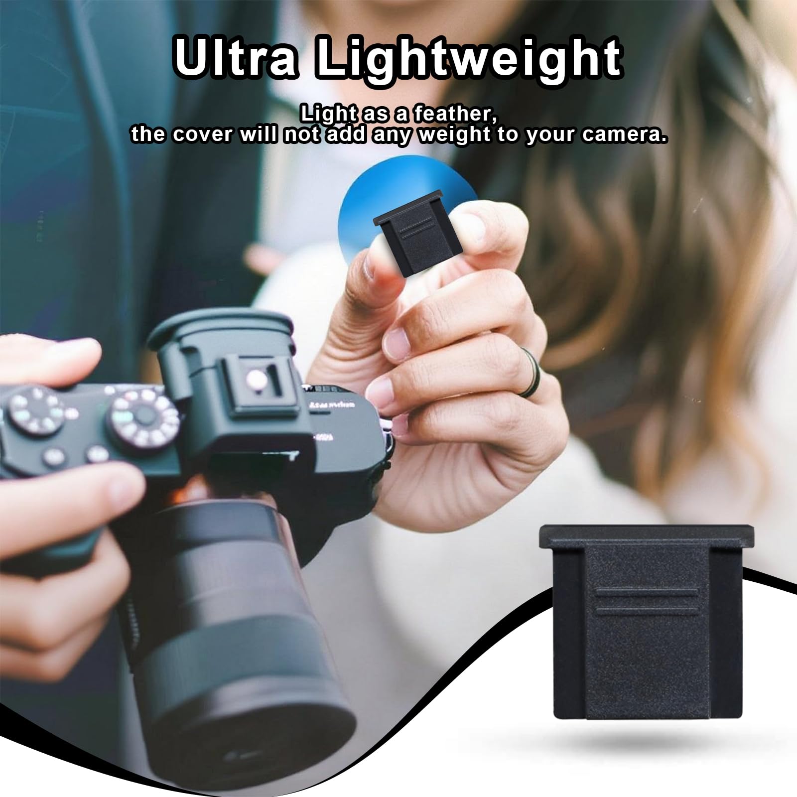 Couvre-griffe flash pour Nikon série Z, DSLR, Panasonic S5, GH5, Olympus OM-D & PEN – Compatible griffe ISO, résistant à la poussière et à l’humidité, lot de 4