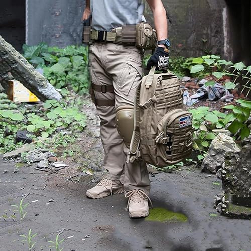 Miniatura 3 de CARWORNIC Gear - Pantalones tácticos para hombre de senderismo, ligeros, de algodón, estilo militar, para exterior, de combate, cargo