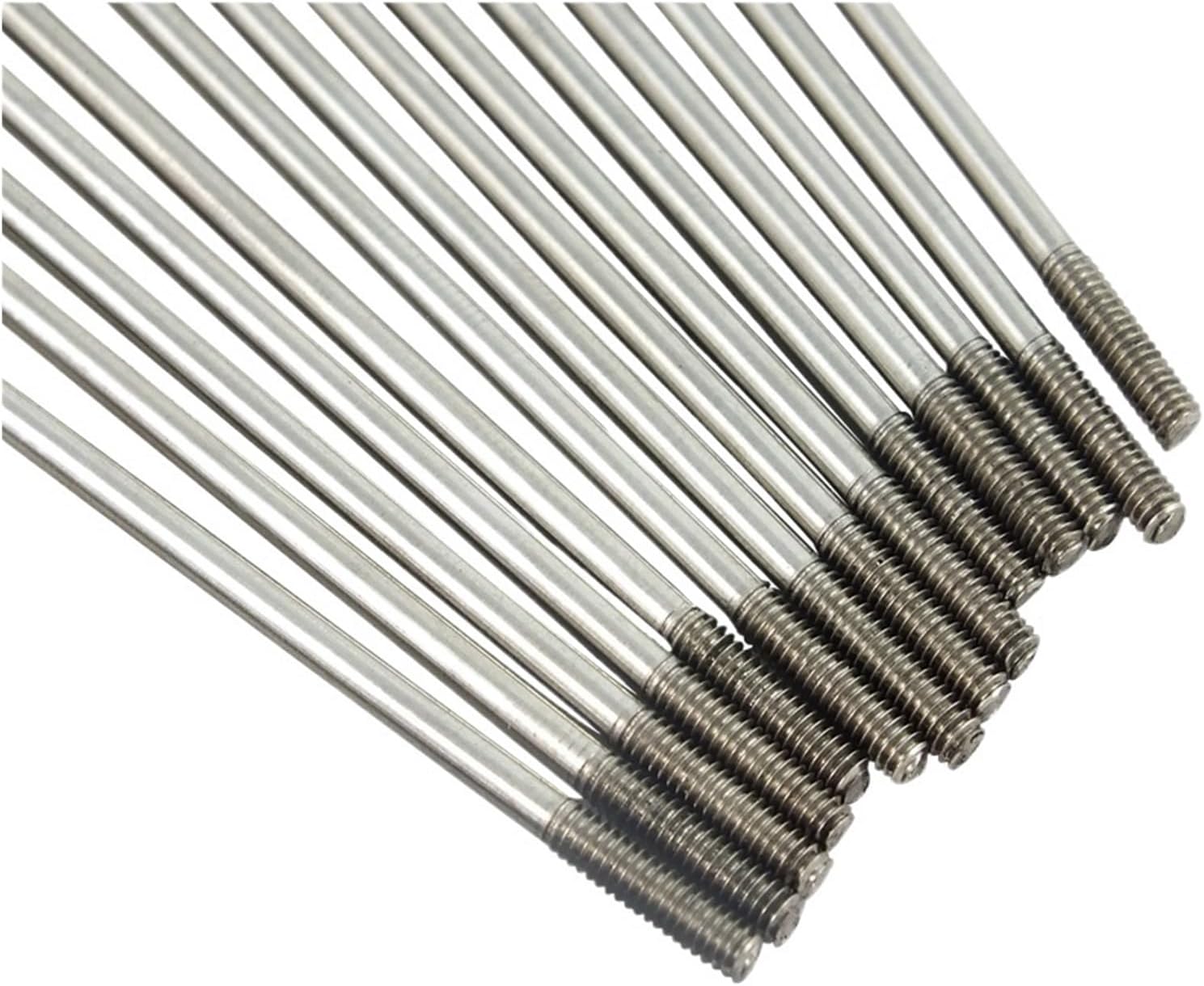 36Pcs Stainless Steel Bicycle Spokes 12G /110/136/176/200/218/223/225MM and Nipples Tip E-Bike Parts Accessories (Color : Natural Color, Size : 12G 131MM)